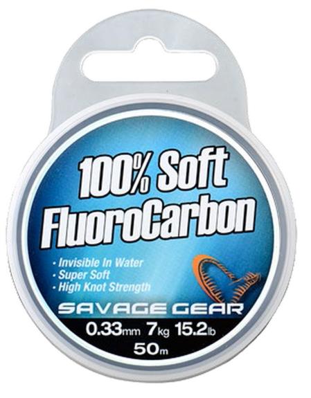 Savage Gear - Soft flurocarbon 0,22mm 50m