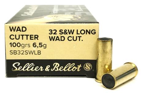 Sellier&Bellot - 32 S&W Long Wad Cut 6,5gr.