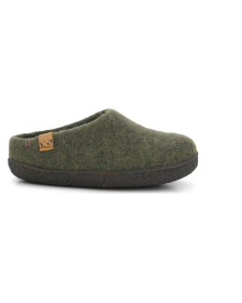 Green-comfort - tibet-Wool slipper m.Gummisål
