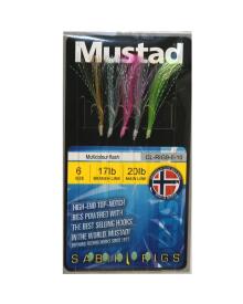 mustad - Multicolour flash str.6