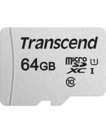 Transcend - Silver 300S microSD 64GB