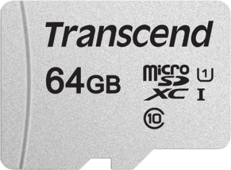 Transcend - Silver 300S microSD 64GB