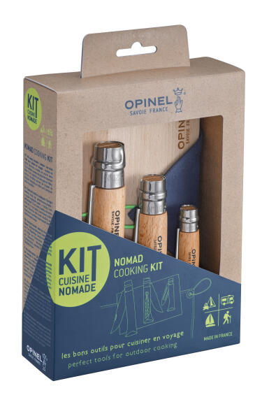 opinel - Nomad Cooking kit 4dele bøg