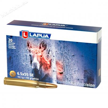 Lapua - Lapua 6,5x55 10,1 gr. mega