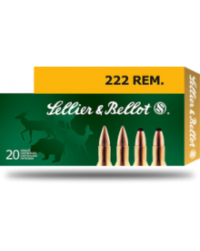 Sellier&Bellot - S&B 222Rem 3,24gr. FMJ 2o stk